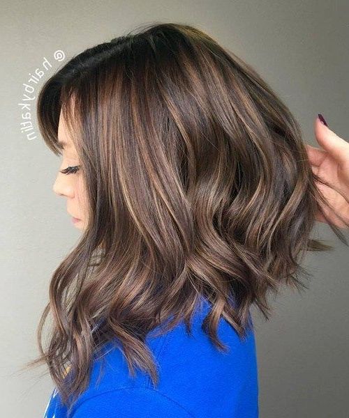 Preferred A Line Wavy Medium Length Hairstyles In Pin On Hair Ideas (View 2 of 20)