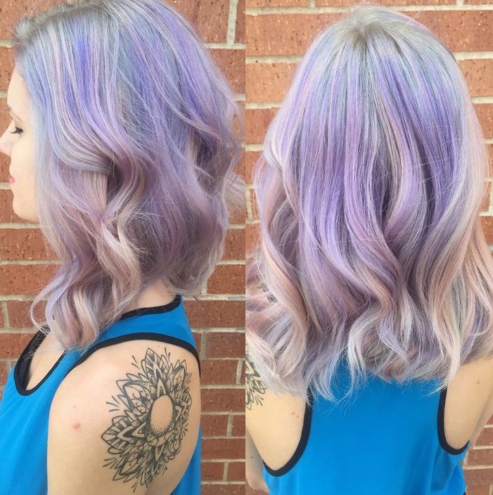 Preferred Inverted Magenta Lob Haircuts For 21 Gorgeous Pastel Purple Hairstyles – Pretty Designs (View 16 of 20)