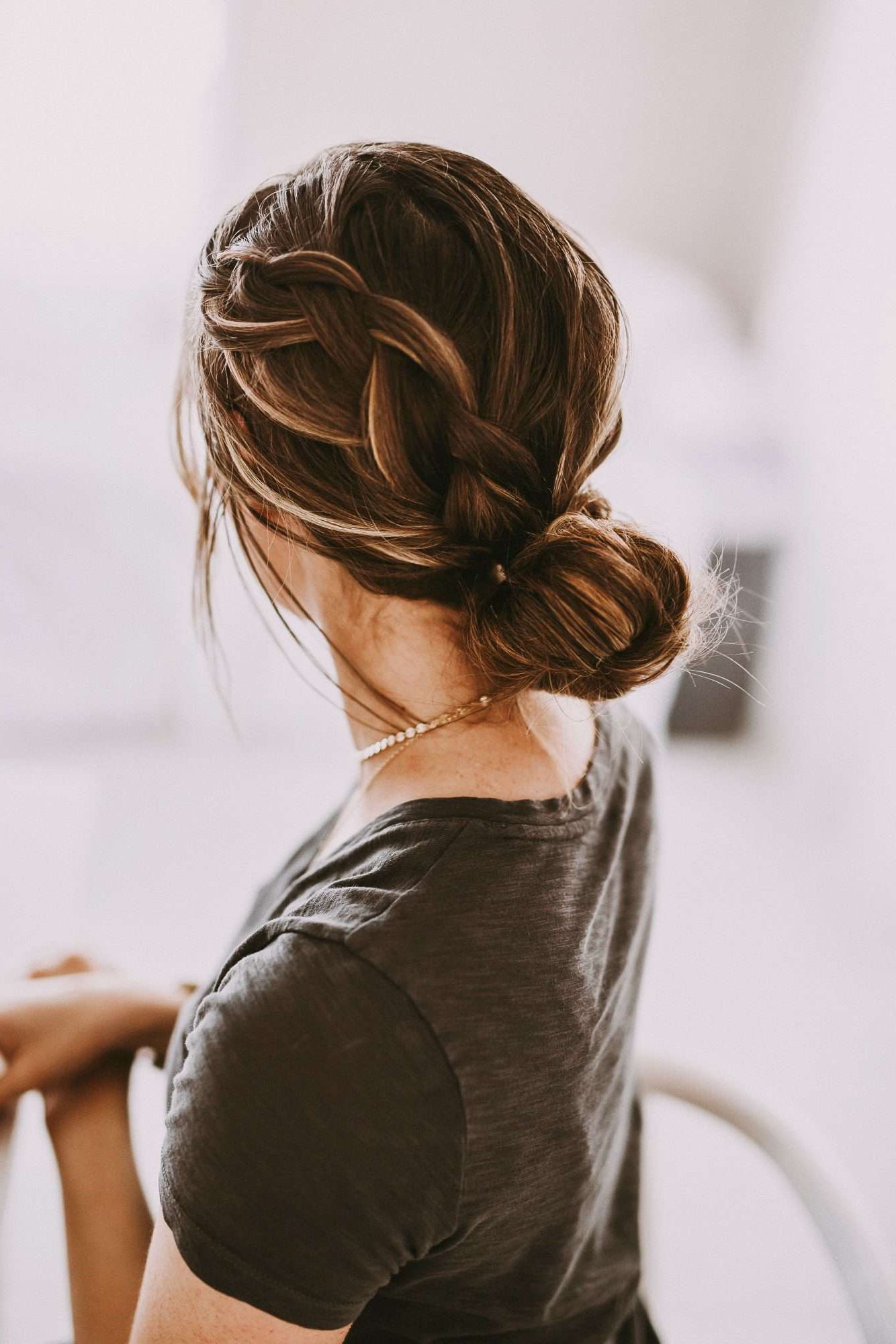 Preferred Messy Pretty Bun Hairstyles Pertaining To Messy Bun Hairstyles That Still Have You Looking Polished (Gallery 9 of 20)