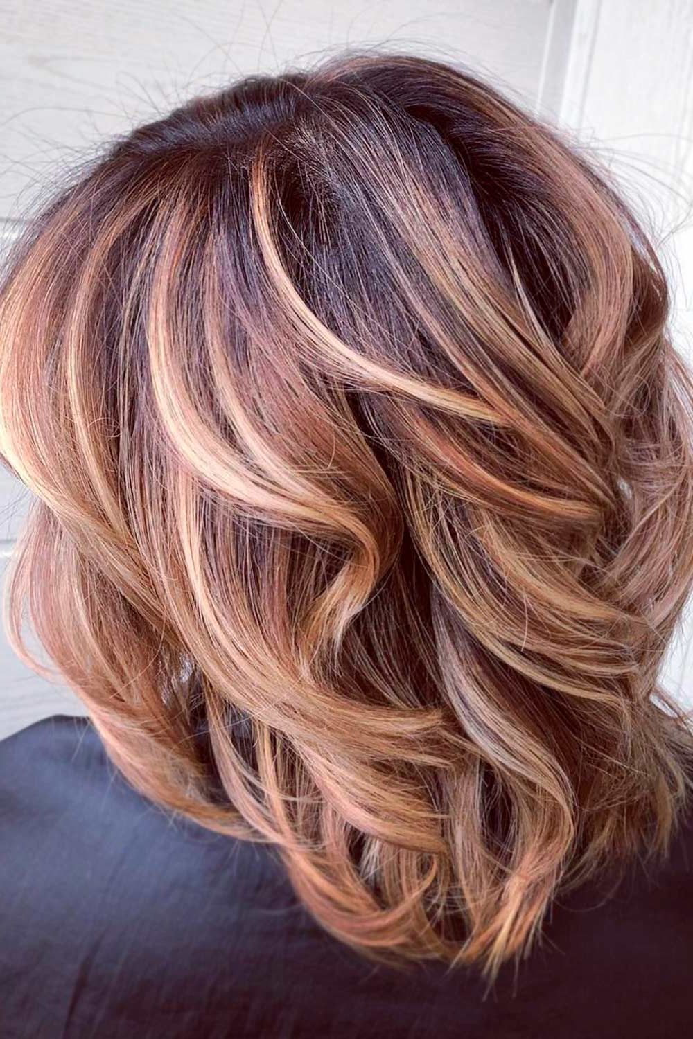 Preferred Wavy Lob Haircuts With Caramel Highlights With Untraditional Lob Haircut Ideas To Give A Try (View 17 of 20)