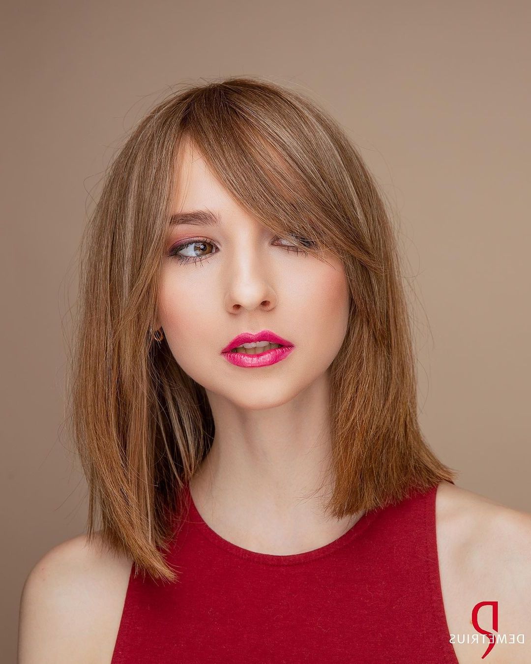 Recent Blunt Lob Haircuts With Straight Bangs Inside 31 Trendiest Long Bob With Bangs + What To Consider Before Getting This (View 8 of 20)