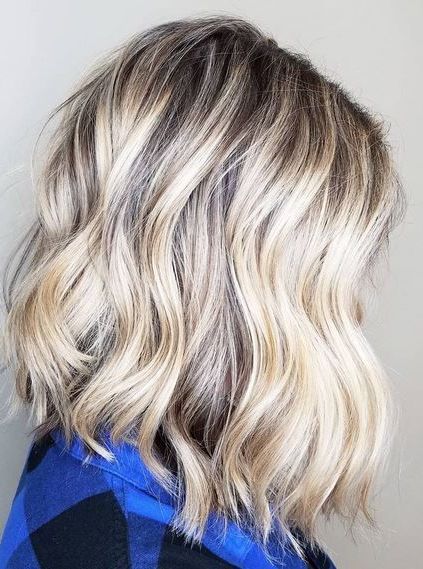 Rooty Blonde Lob (mane Interest) | Hair Color 2017, Hair Color Images, Cool  Hair Color Inside Rooty Blonde Bob Hairstyles (View 2 of 20)