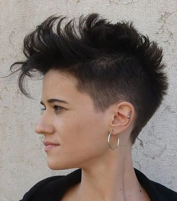 Shaved Hairstyles: One Side/both Side, Half, Semi And Under Pertaining To Short Women Hairstyles With Shaved Sides (View 18 of 20)