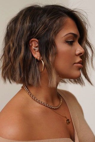 Side Part Bob Haircut Inspiration | Glamour Pertaining To Side Parted Blunt Bob Hairstyles (View 9 of 20)