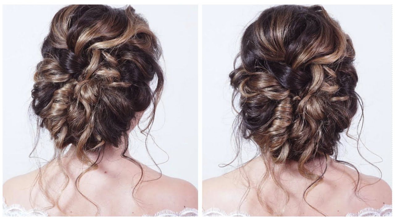 Soft Relaxed Bridal/wedding/party Updo, Great For Curly Hair (View 9 of 20)