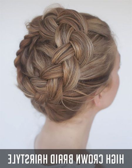 The Royal Crown Braided Hairstyle Fashion Inside Recent Really Royal Braid Hairstyles (View 16 of 20)