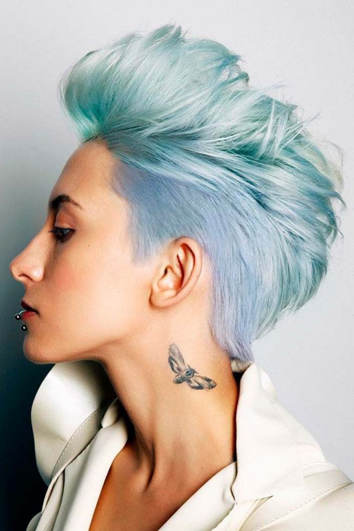 The Top Pixie Haircuts Of All Time – Pretend Magazine Inside Blue Punky Pixie Hairstyles With Undercut (View 12 of 20)