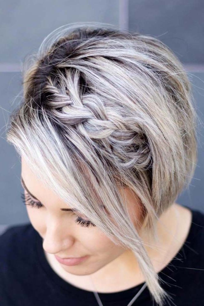 Top Different Chic Styles For Pixie Bob Haircut | Penteado Cabelo Curto,  Penteados, Cabelo Comprido For Pixie Bob Hairstyles With Braided Bang (View 4 of 20)