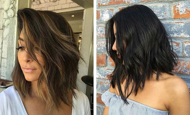 Trendy Wavy Chocolate Lob Haircuts With Regard To 21 Cute Lob Haircuts For This Summer – Page 2 Of 2 – Stayglam (Gallery 20 of 20)
