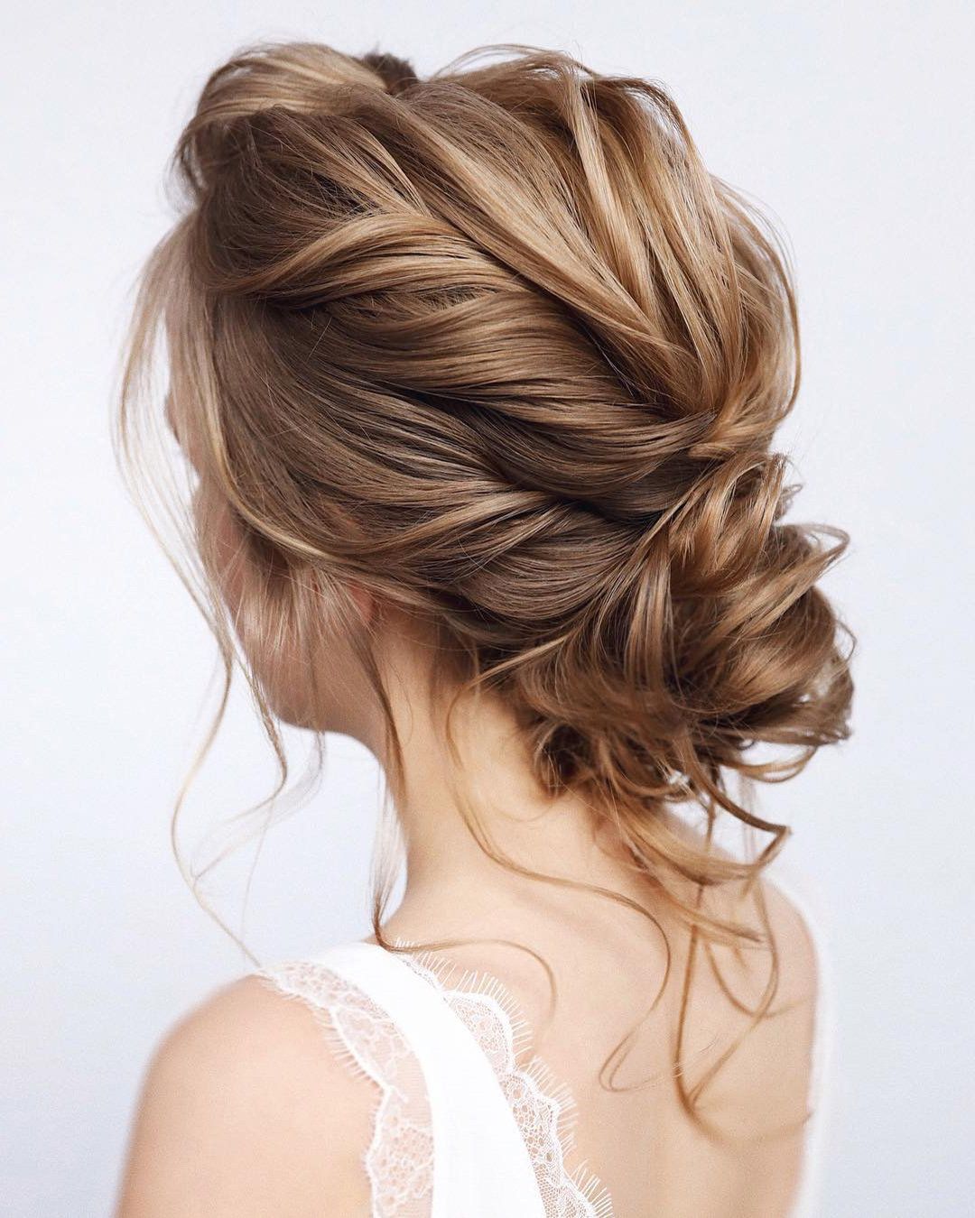 Wedding Hairstyles For Medium Length Hair: 40+ Best Looks Throughout 2017 Wavy Updos Hairstyles For Medium Length Hair (View 6 of 20)