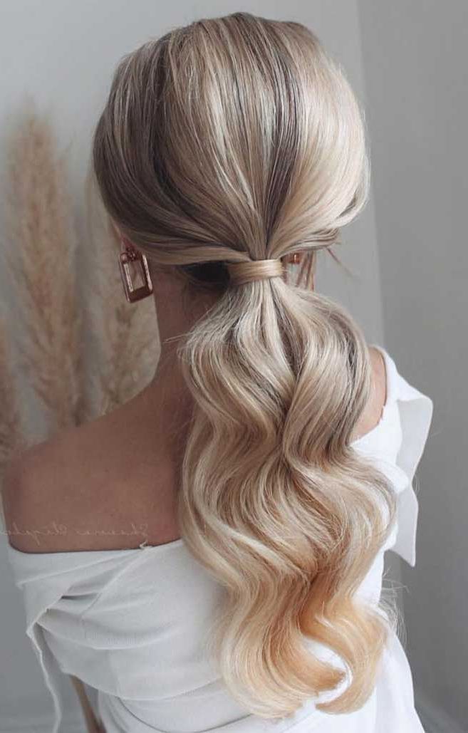 Well Known Low Pony Hairstyles With Bangs Intended For 53 Best Ponytail Hairstyles { Low And High Ponytails } To Inspire (View 18 of 20)