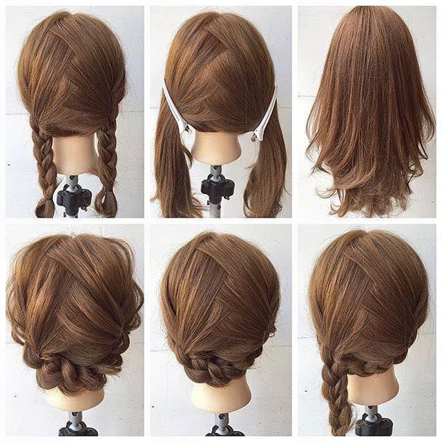 Well Known Medium Hair Length Hairstyles With Braids Inside Fashionable Braid Hairstyle For Shoulder Length Hair (View 11 of 20)