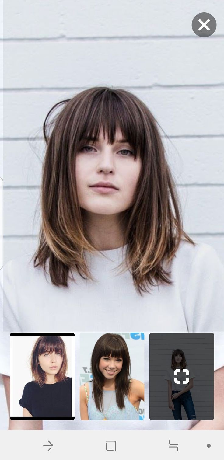 Well Known Medium Length Haircuts With Arched Bangs With Pin On Hair & Beauty (View 2 of 20)