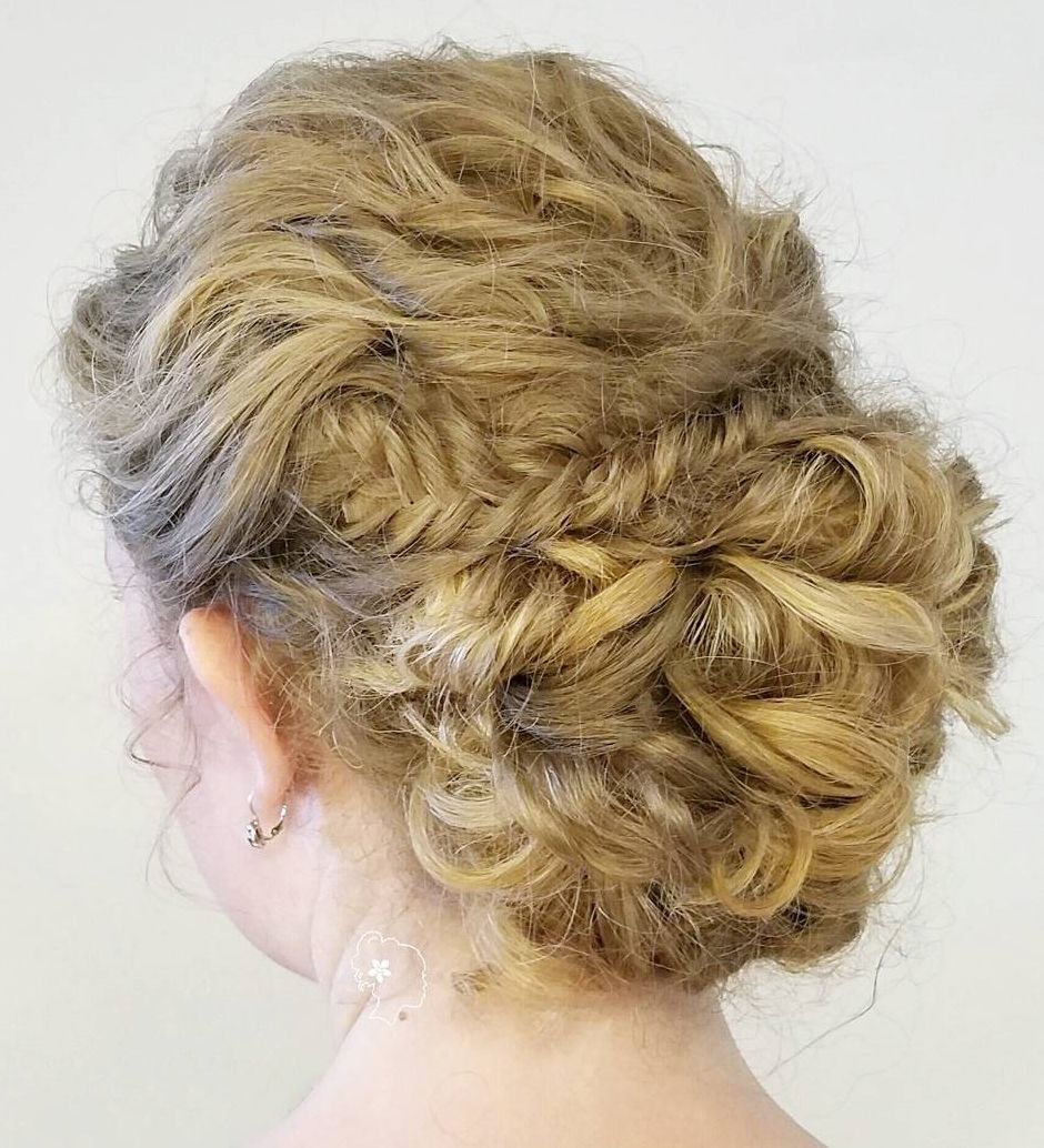 Well Known Wavy Updos Hairstyles For Medium Length Hair Regarding 30 Picture Perfect Updos For Long Hair Everyone Will Adore In  (View 17 of 20)