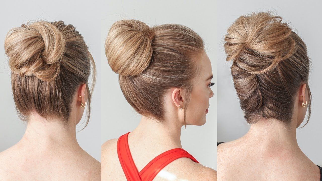 Well Liked High Bun Hairstyles Within 3 Spring High Buns 🌸 (View 2 of 20)