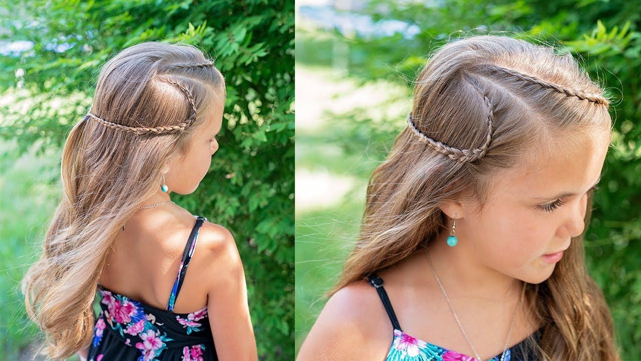Widely Used Headband Braid Half Up Hairstyles For Little Girl Hairstyle – Headband Braid – Half Up Half Down Hairstyle –  Youtube (Gallery 20 of 20)
