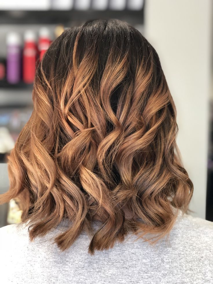 Widely Used Layered Haircuts With Warm Balayage Within Warm Balayage On Medium Length Hair (View 1 of 20)