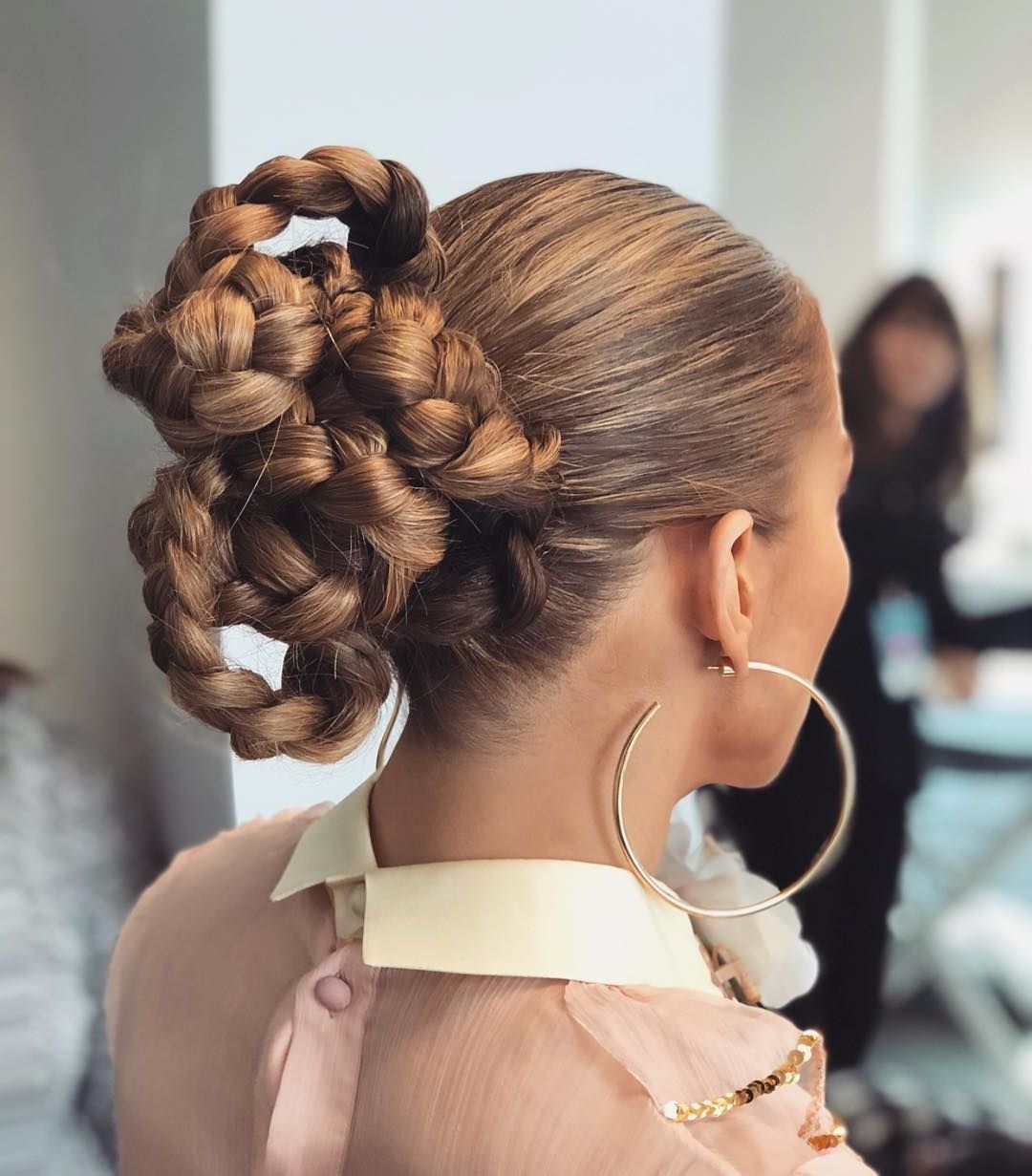 20 Braided Updo Hairstyles – Pictures Of Pretty Updos With Braids Throughout Most Popular Braided Updo For Long Hair (View 11 of 15)