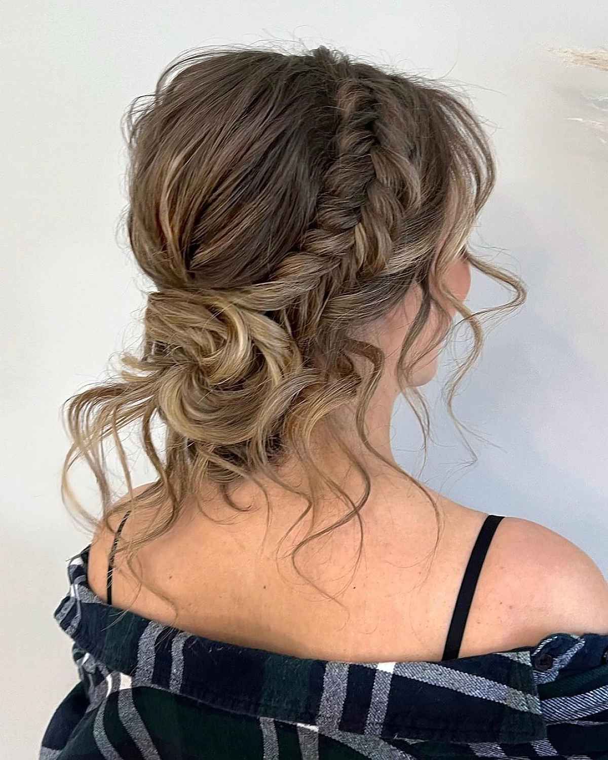 20 Romantic Bun Hairstyles For Prom That Are Easy To Do With Famous Low Formal Bun Updo (Gallery 9 of 15)