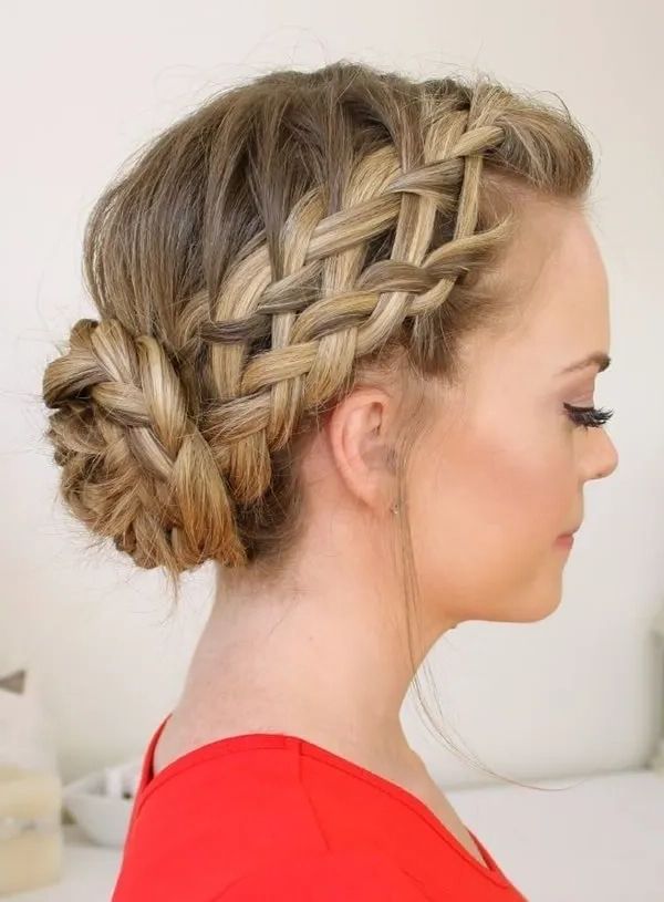 2018 Braided Updo For Blondes Pertaining To Top 30 Blonde Braids That Will Surely Attract Many Looks – Belletag (View 14 of 15)