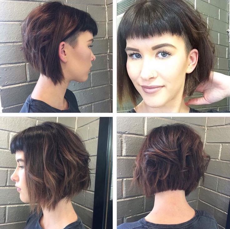 2018 Edgy Blunt Bangs For Shoulder Length Waves With Regard To Pinterest (View 5 of 15)