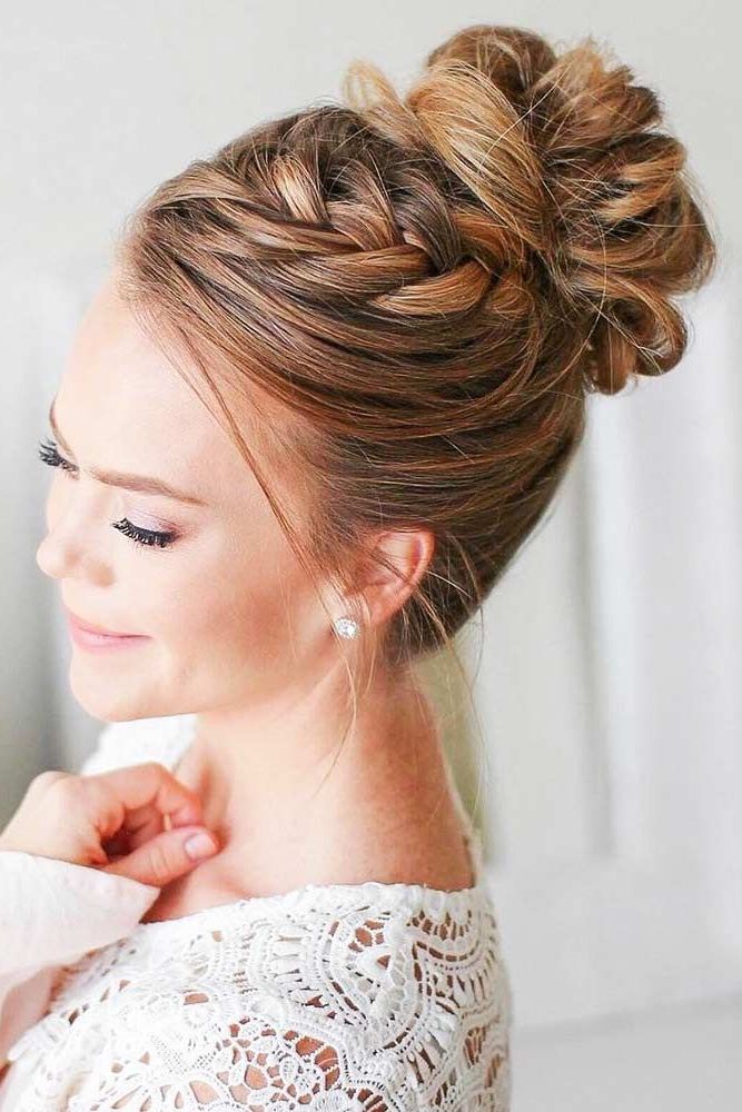 2019 Braided Updo For Long Hair Throughout 60+ Easy Updos For Long Hair (Gallery 10 of 15)