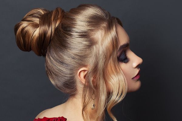 2019 Bun Updo With Accessories For Thick Hair With Regard To Currently Trending: 21 Easy Hairstyles For Thick Hair (Gallery 14 of 15)