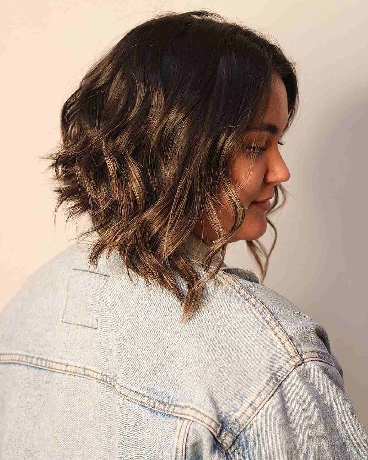 2019 Long Bob With Choppy Ends Intended For 18 Popular Choppy Inverted Bob Haircuts To Consider (Gallery 15 of 20)