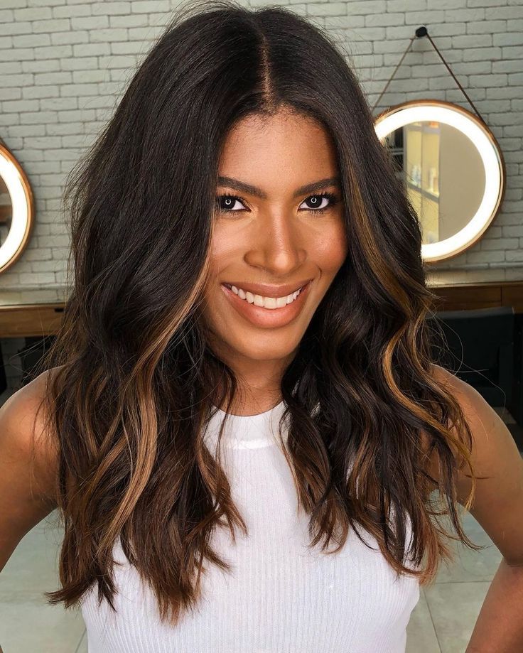 2020 Long Brunette Shag With Subtle Highlights Within 50 Modern Long Shag Haircut Ideas For 2020 – Hair Adviser (Gallery 3 of 20)
