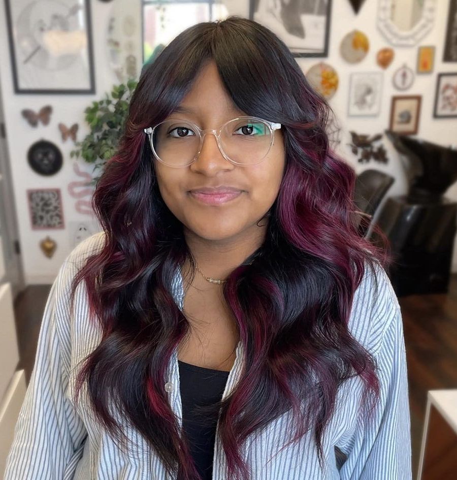 23 Chic Curtain Bangs For Wavy Hair That Are Trending Right Now With 2019 Wavy Cut With Curtain Bangs (Gallery 12 of 20)