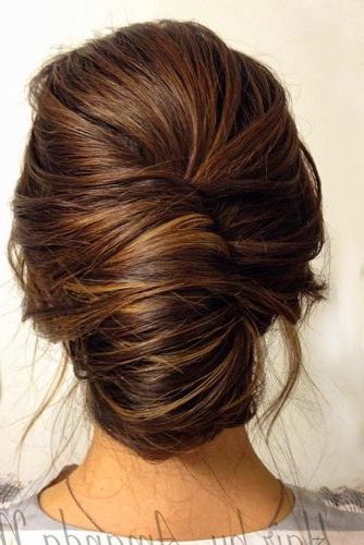 24 Drop Dead Gorgeous Updos For Long Hair In Trendy Loose Updo For Long Brown Hair (View 11 of 15)