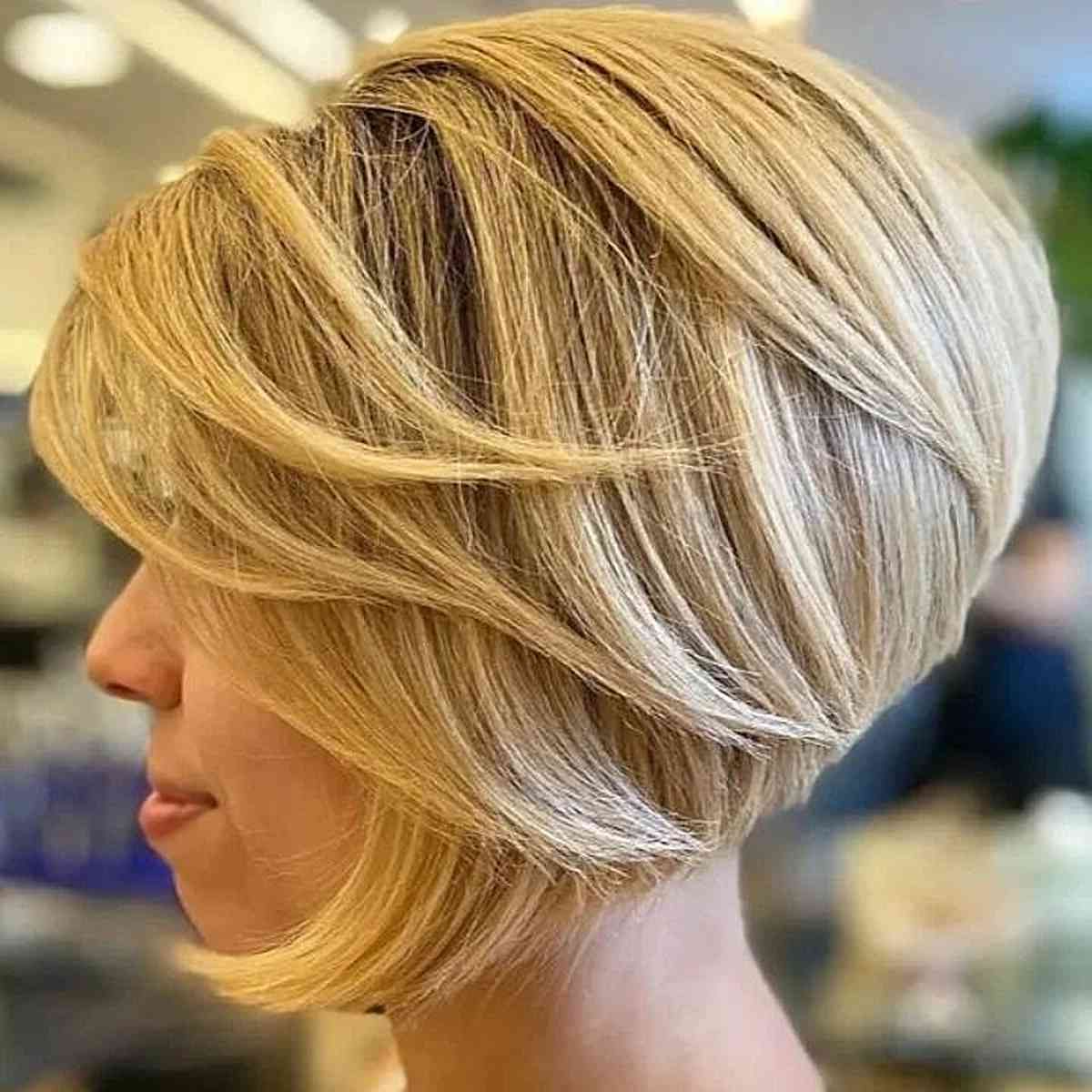 24 High Stacked, Inverted Bob Haircuts For Edgy, Dramatic Look In Most Up To Date Teased Edgy Bob (Gallery 12 of 20)