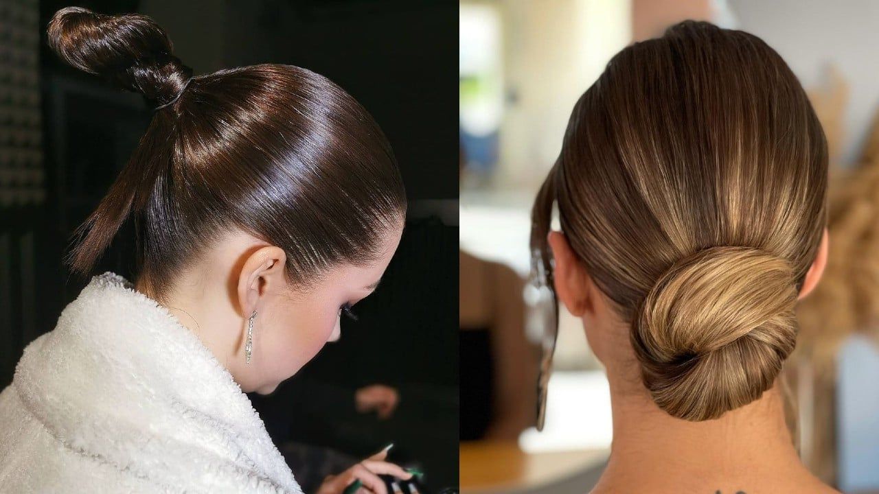 24 Messy Bun Hair Ideas That You Need To Try Out In Current Messy Chignon With Highlights (View 13 of 15)