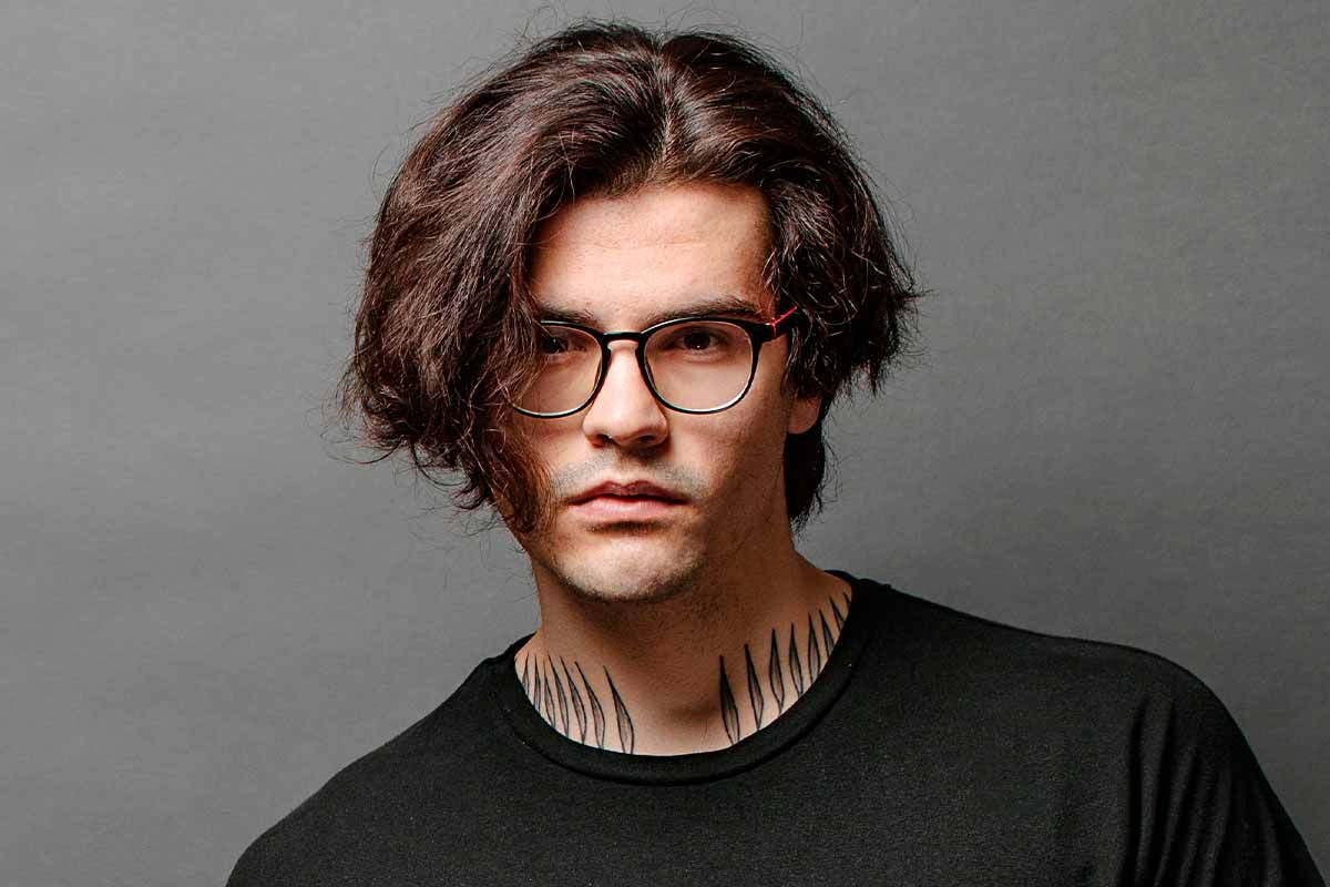 25 Middle Part Hairstyles For Men To Rock With Popular Center Parted Medium Hair (Gallery 5 of 20)