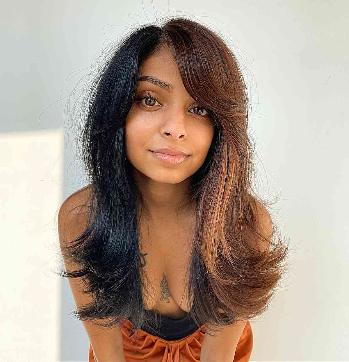 28 Gorgeous Examples Of Long Hair With Side Bangs Inside 2017 Choppy Hair With Layers And Side Swept Bangs (Gallery 5 of 15)