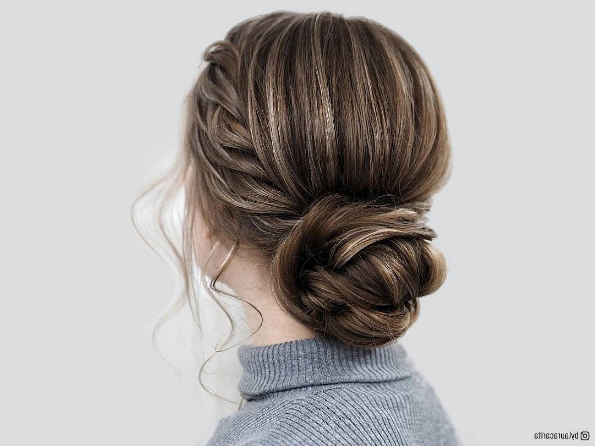 30 Cute & Easy Bun Hairstyles To Try In 2023 With Regard To 2019 Knotted Side Bun Updo (View 15 of 15)