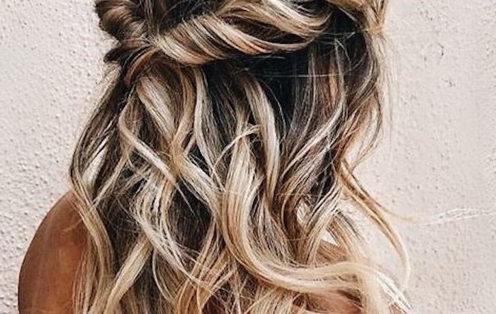 37 Beautiful Half Up Half Down Hairstyles For The Modern Bride – Tania  Maras (View 6 of 15)