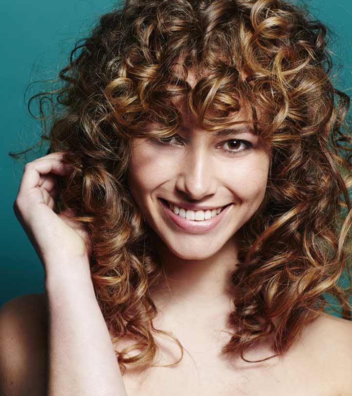 40 Best Curly Hairstyles With Bangs For Women To Try Regarding Current Curly Bangs Hairstyle For Women Over 50 (Gallery 11 of 15)