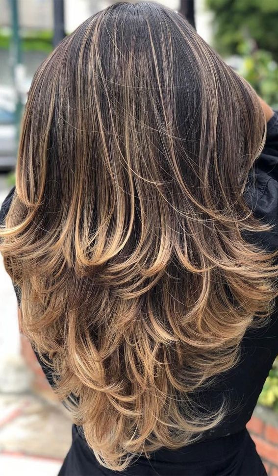 40 Best Layered Haircuts & Hairstyles For 2022 : Ombre+ Blonde Highlights I  Take You (View 4 of 20)