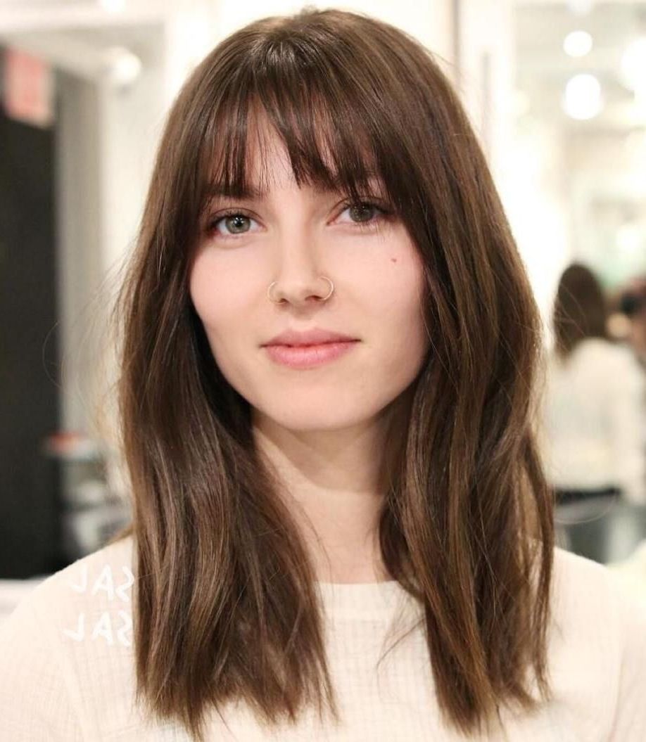 Featured Photo of 20 Best Wispy Bangs for Medium Hair