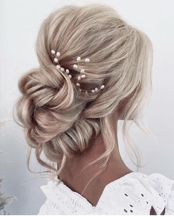 43 Stunning Updo Hairstyles 2022 : Voluminous Low Bun Intended For Best And Newest Voluminous Updo For Long Hair (Gallery 4 of 15)
