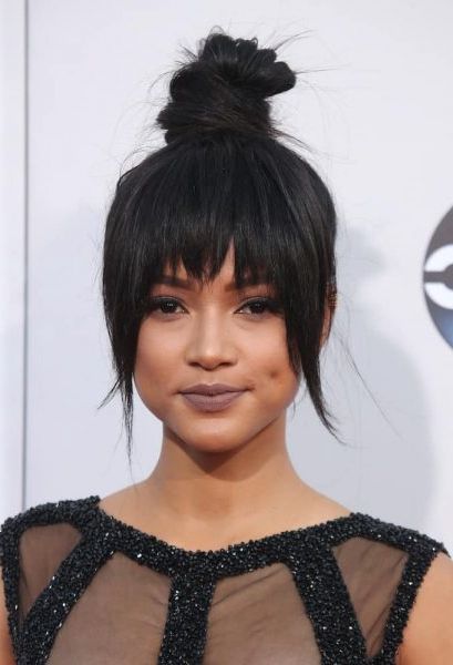 50 Updos With Bangs That'll Get You Noticed In 2023 Intended For Popular High Updo With Bangs (View 13 of 15)