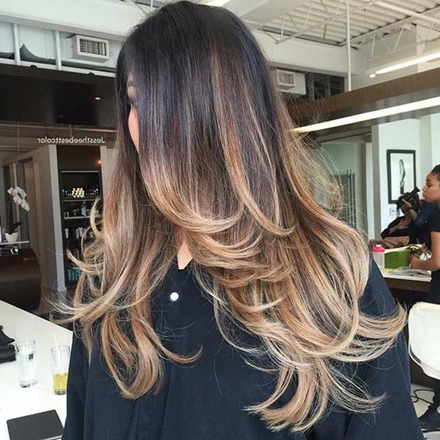 51 Beautiful Long Layered Haircuts – Stayglam For Most Popular Layers And Highlights (View 9 of 20)