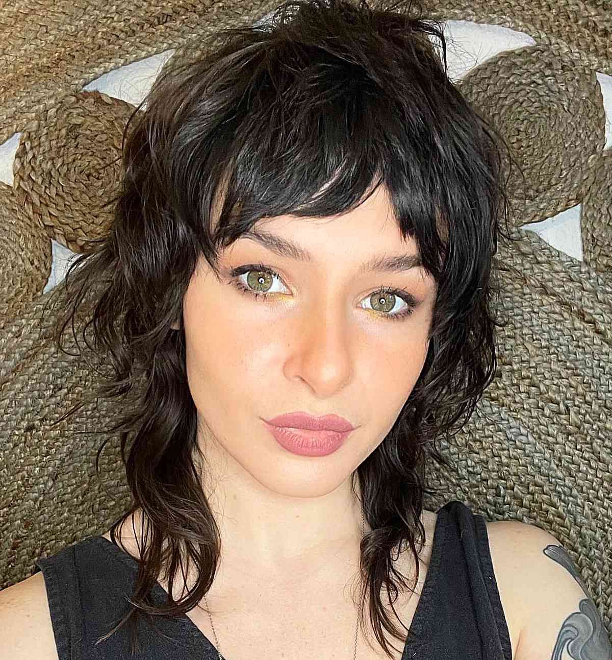 51 Low Maintenance Shaggy Haircuts With Bangs For Busy & Trendy Women Throughout Well Known Low Maintenance Shag For Thin Hair (Gallery 14 of 15)