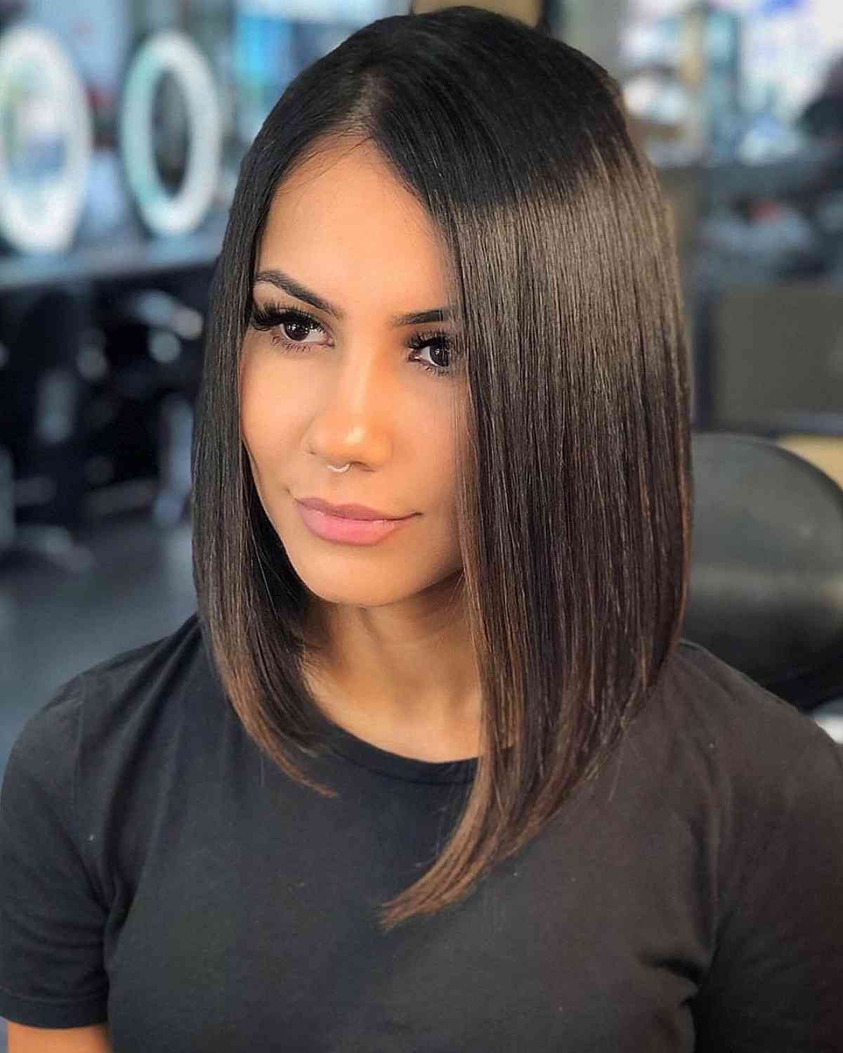 58 Straight Bob Haircut Ideas For A Simple & Chic Look Regarding Widely Used Straight Collarbone Bob (Gallery 10 of 20)