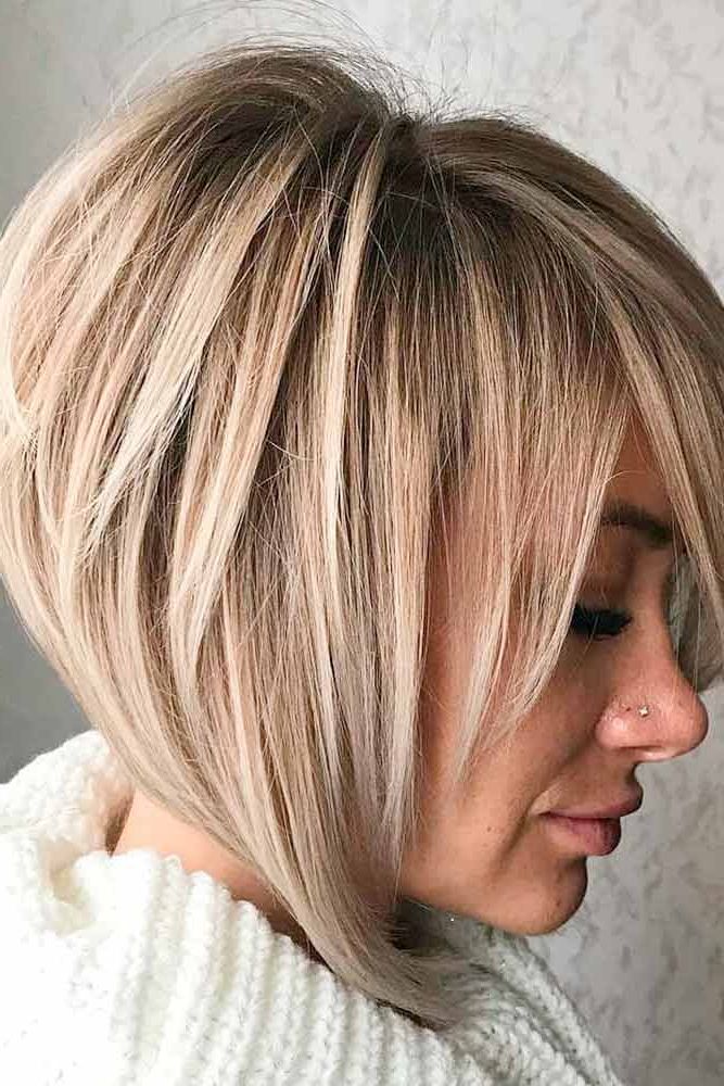 80+ Inverted Bob Ideas To Keep Up With Trends – Glaminati Within Best And Newest Two Tier Inverted Bob (Gallery 1 of 20)
