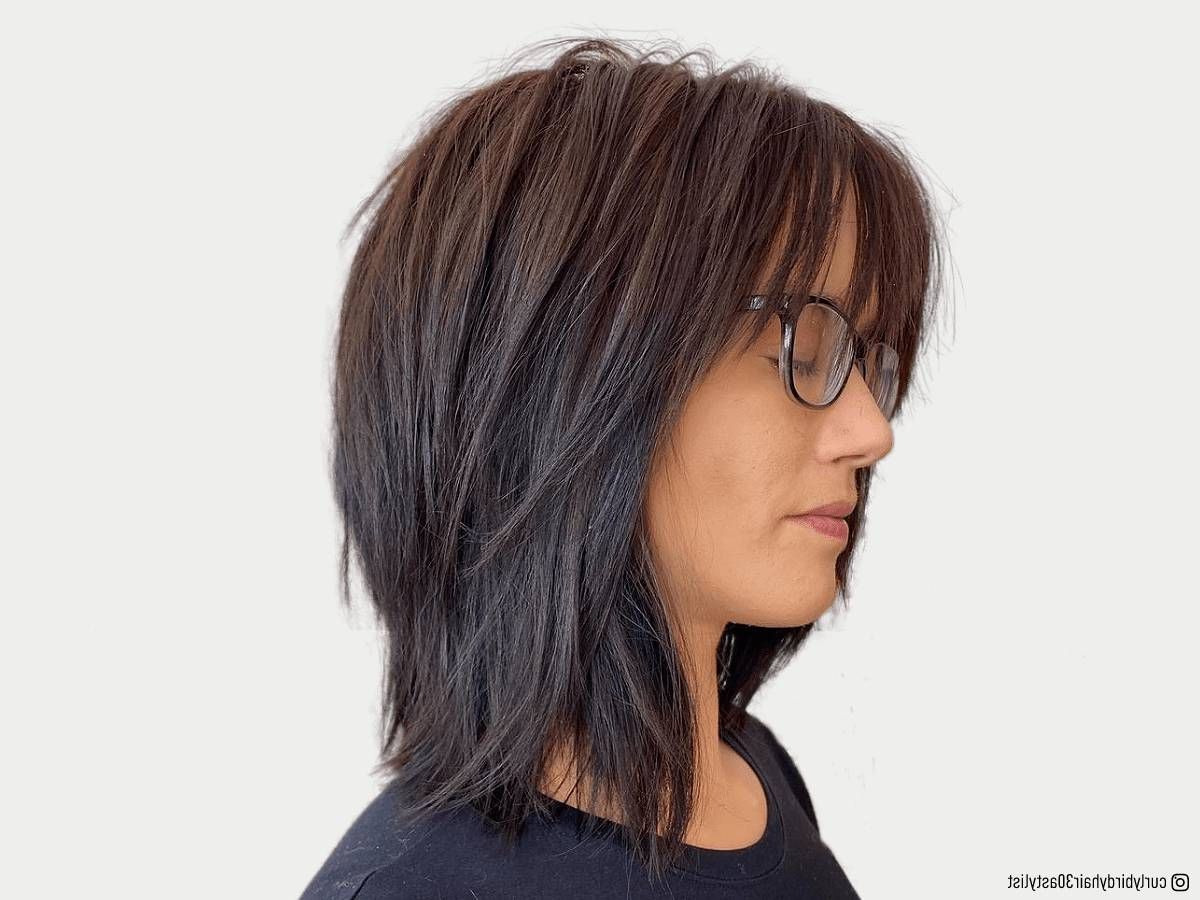 92 Gorgeous Medium Length Layered Haircuts For 2023 Intended For Current Medium One Length Haircut (Gallery 8 of 20)