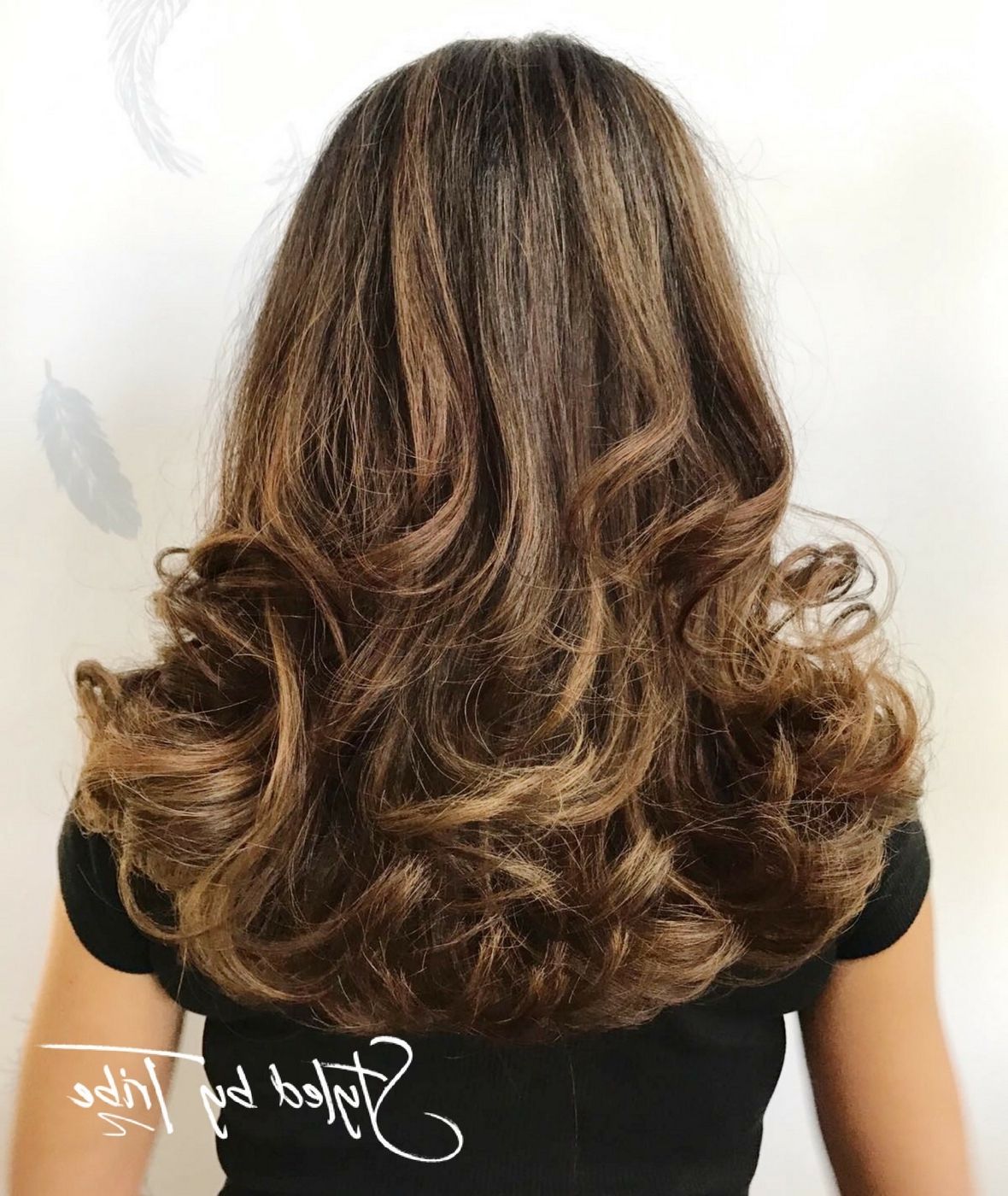 Beautiful Highlights And Long Layered Hair Cut (Gallery 18 of 20)