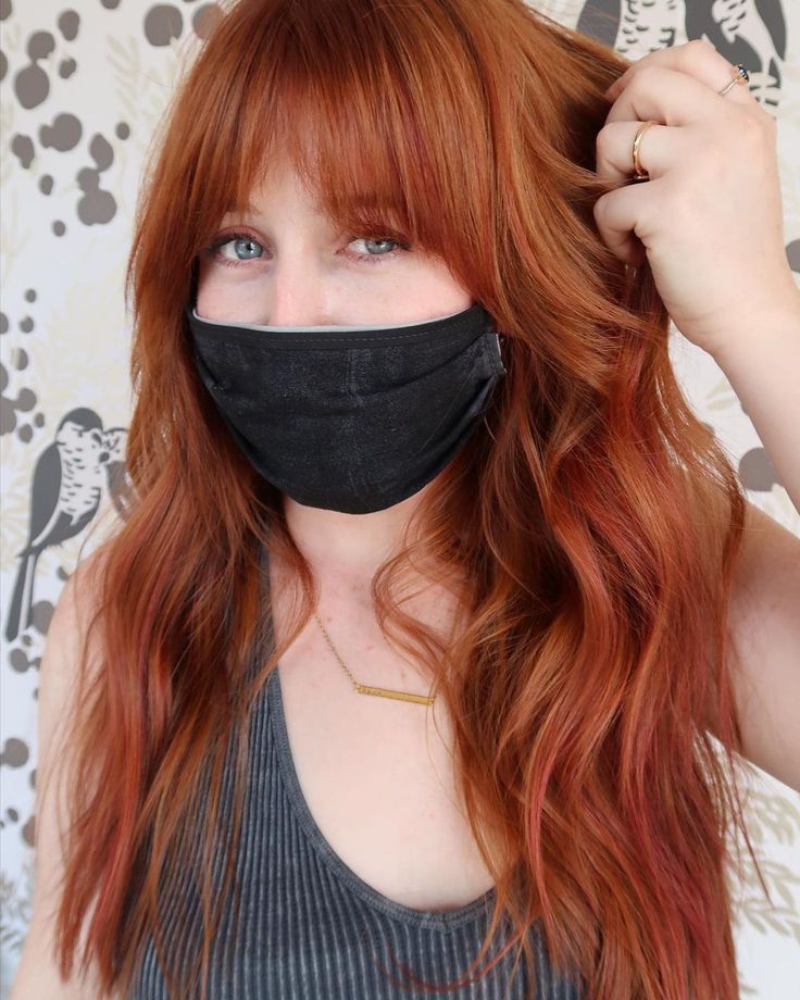 Beauty Hair  Makeup, Hair Inspiration, Red Hair With Regard To Trendy Lush Curtain Bangs For Mid Length Ginger Hair (View 5 of 15)