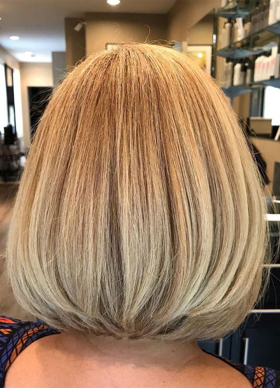 Best And Newest The Classic Blonde Haircut Pertaining To 50+ Haircut & Hairstyles For Women Over 50 : Classic Bob Blonde Babylights (Gallery 3 of 20)